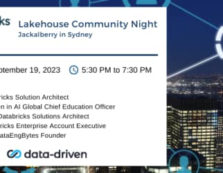 Sydney Lakehouse Community Night