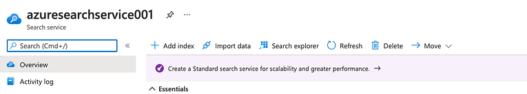 Implementing Fuzzy Search using Azure Cognitive Search - azure search index